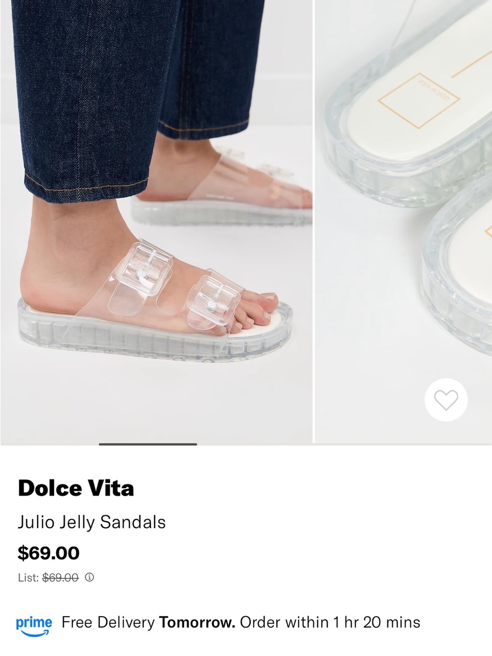 Dolce Vita Julio Jelly Sandals - Picture 3 of 3